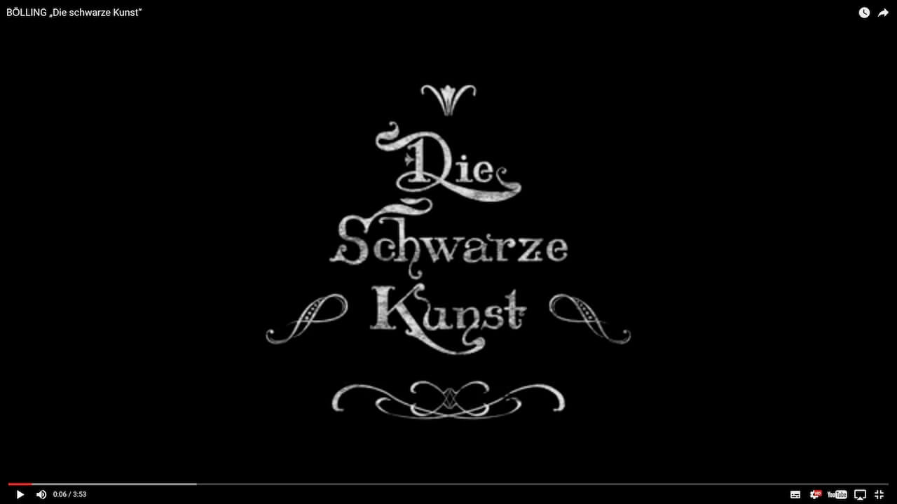 Die schwarze Kunst -Titlescreen